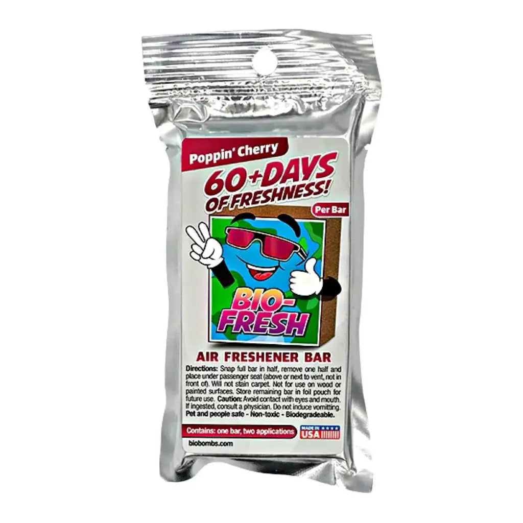 Bio-Bombs Bio-Fresh Bar | Long Lasting Air Freshener Solution - Poppin' Cherry