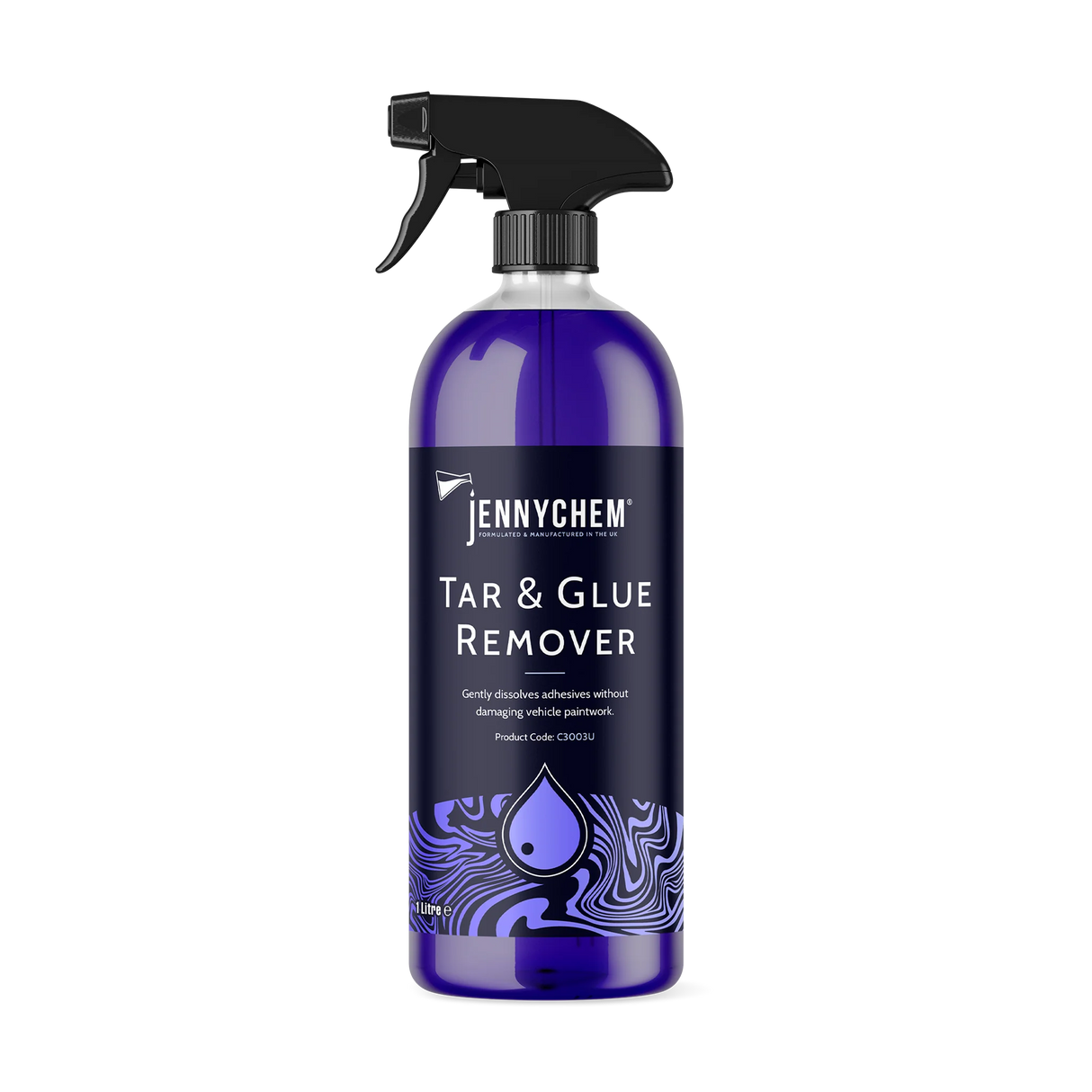 Jennychem Tar & Gluer Remover (Solvent) 1L | Residue Removing Cleaner