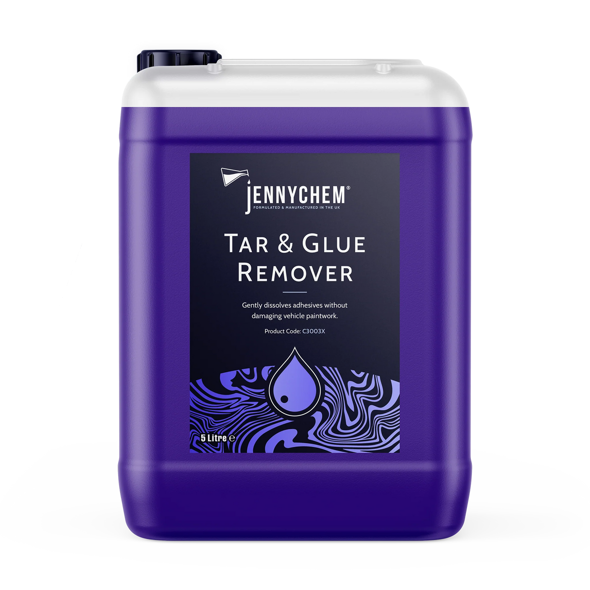 Jennychem Tar & Gluer Remover (Solvent) 5L | Residue Removing Cleaner