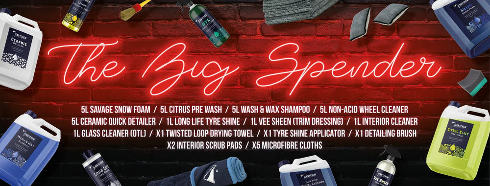 Jennychem The Big Spender | Ultimate Car Cleaning Bundle
