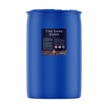 Jennychem Tyre Shine Super | Silicone Free Rubber Dressing 210L