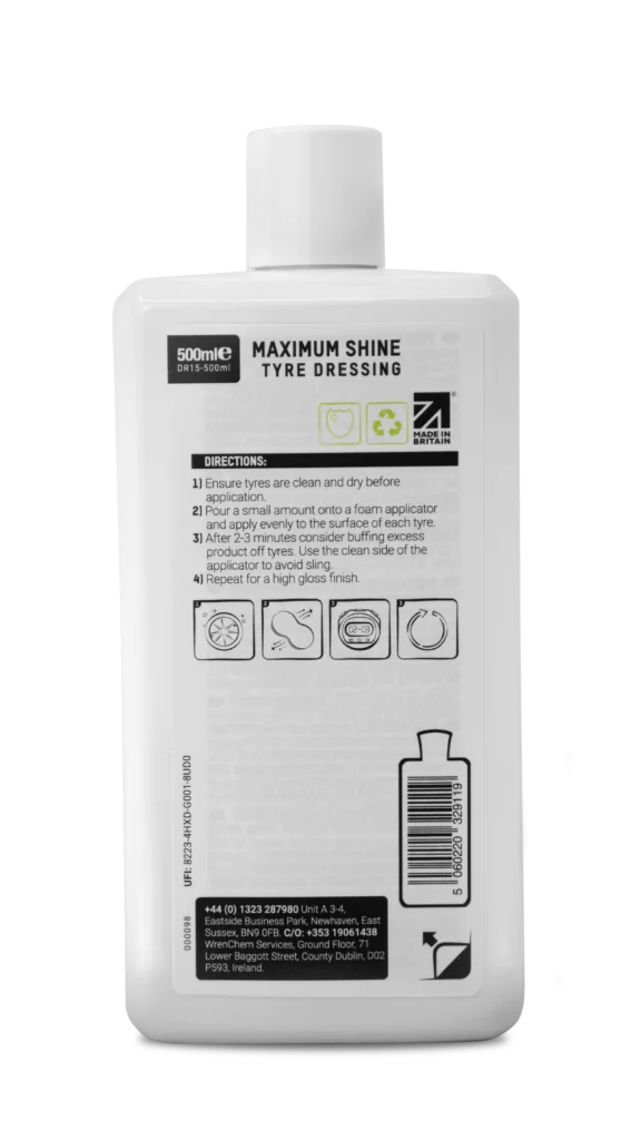 ValetPRO Maximum Shine Tyre Gel 500ml | High Gloss Finish