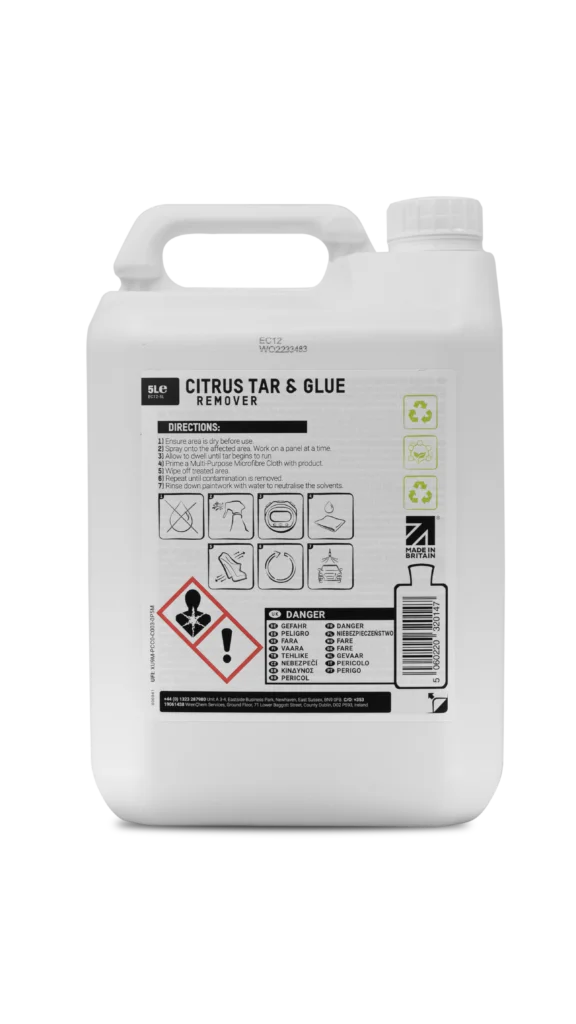 ValetPRO Citrus Tar & Glue Remover | Solvent Based 5L