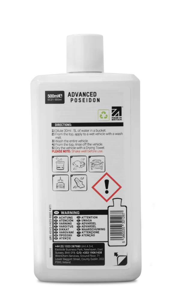 ValetPRO Advanced Poseidon Car Wash Shampoo | High Gloss 500ml