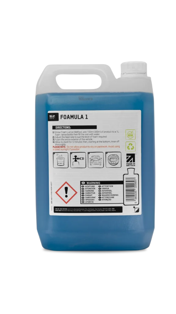 ValetPRO Foamula 1 Snow Foam | pH Neutral Formula 5L