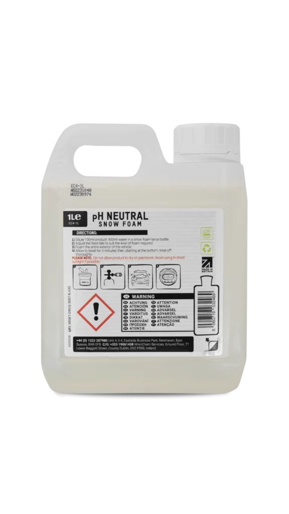 ValetPRO pH Neutral Snow Foam | Wax & Ceramic Coating Safe 1L