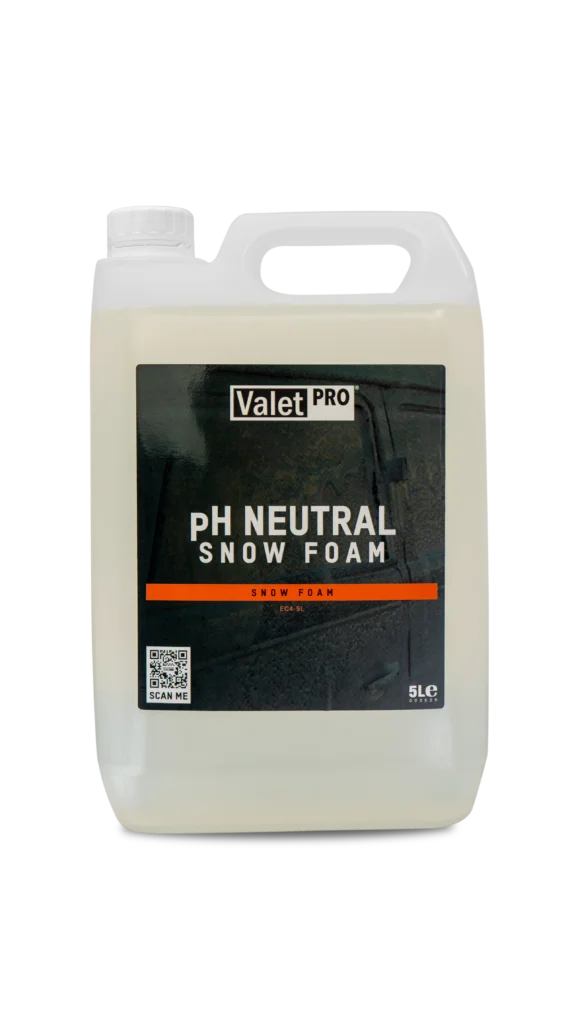 ValetPRO pH Neutral Snow Foam | Wax & Ceramic Coating Safe 5L