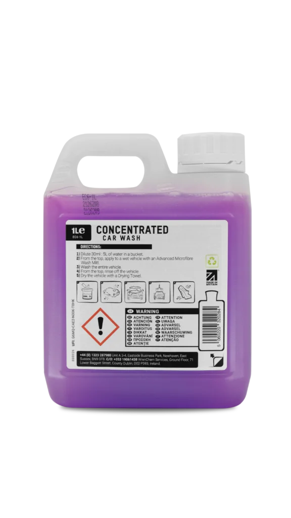 ValetPRO Concentrated Car Wash Shampoo | Ceramic Safe 1L