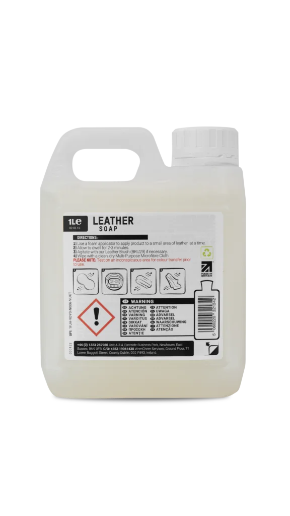 ValetPRO Leather Soap | Effectively Cleans Leather Surfaces 1L