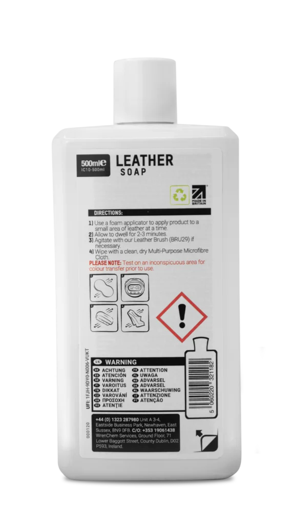 ValetPRO Leather Soap | Effectively Cleans Leather Surfaces 500ml