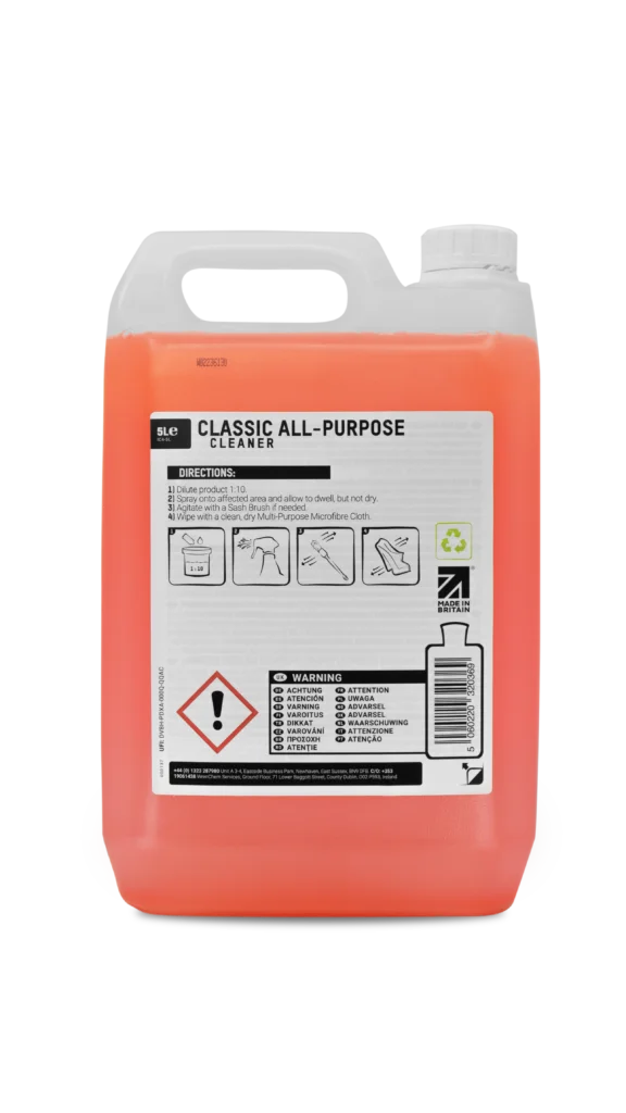 ValetPRO Classic All Purpose Cleaner | Highly Flexible Dilution 5L