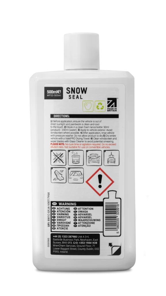 ValetPRO Snow Seal | SiO2 Foam Protection 500ml