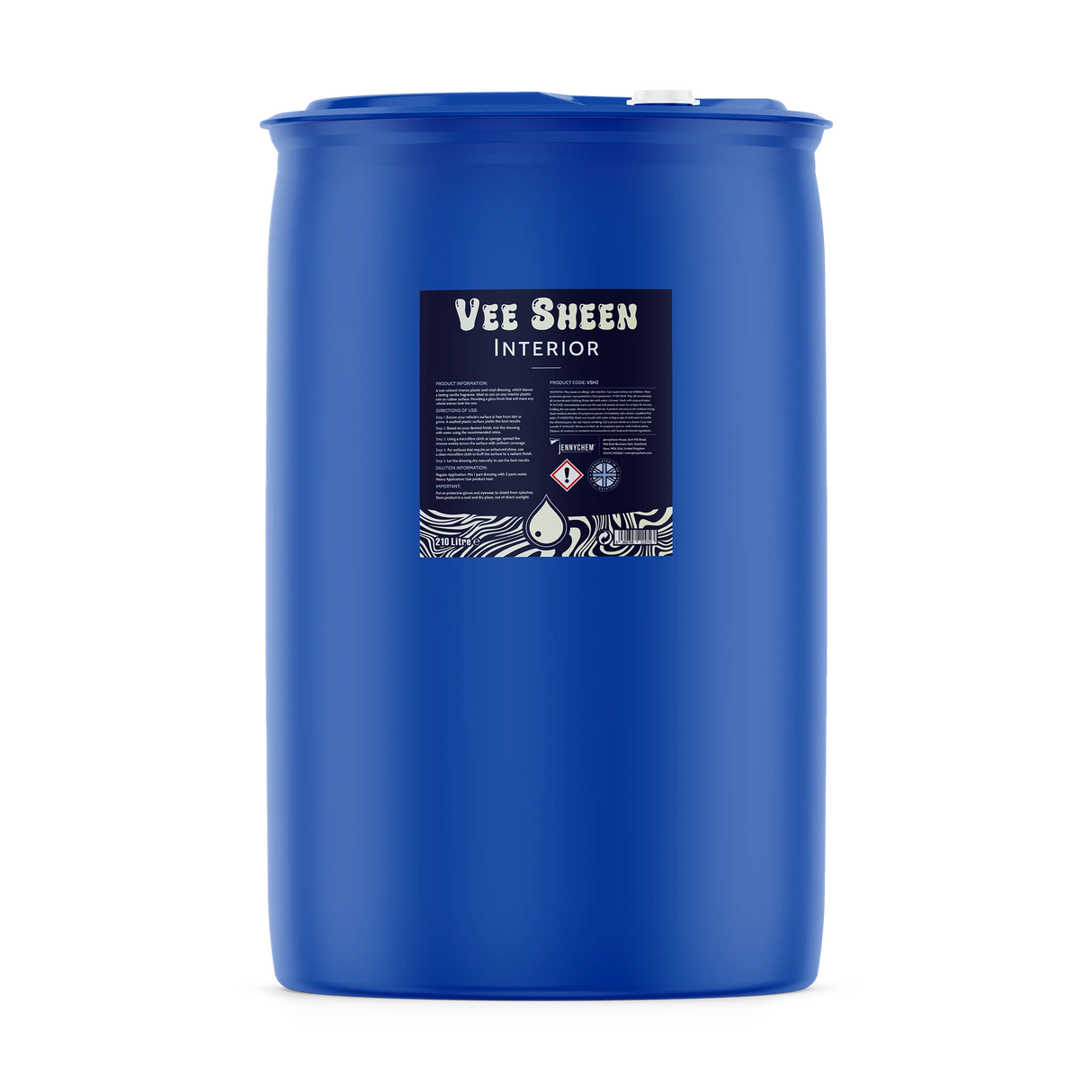 Jennychem Vee Sheen Interior 210L | Interior Plastic Dressing