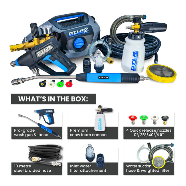 Kiam DTLR 2 LITE Electric Pressure Washer | 150 Bar 8.45 LPM