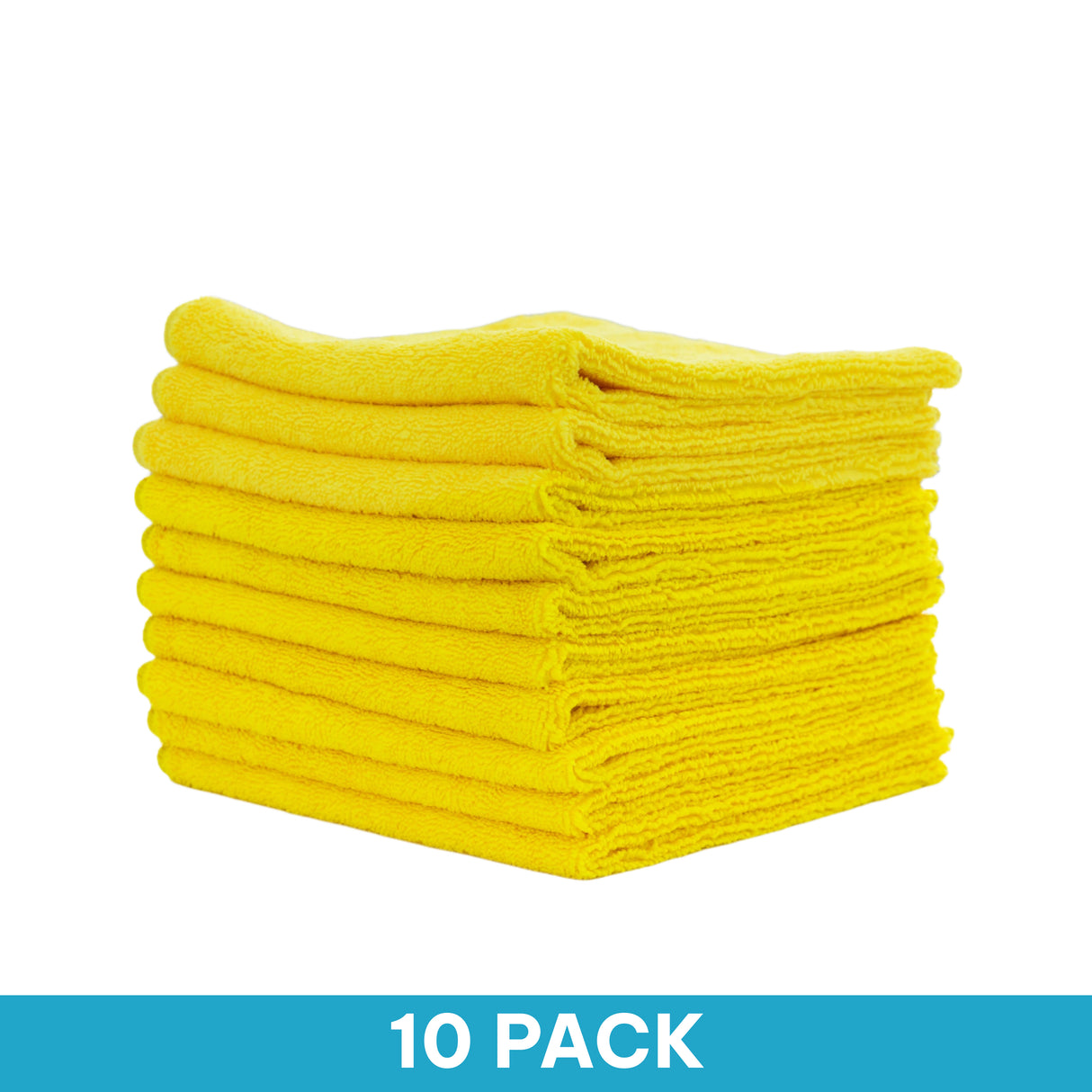Mcrofbre Versatowel Yellow | 10 Pack Multi-purpose Microfibre Cloths
