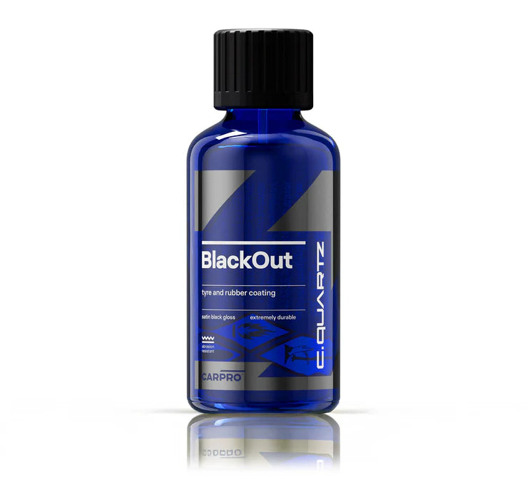 CARPRO CQUARTZ BlackOut 50ml | Tyre & Rubber Coating