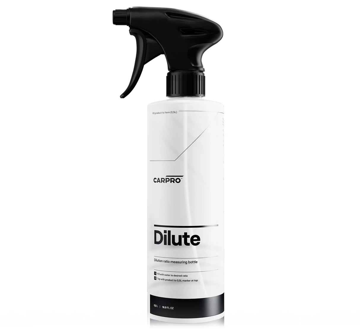 CARPRO Dilute Mixing Bottle | Chemical Resistant Trigger 500ml