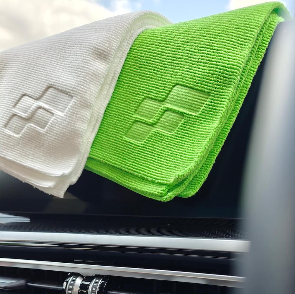 Fibregloss Dailydriver Green | Multi-Purpose Microfibre Towels