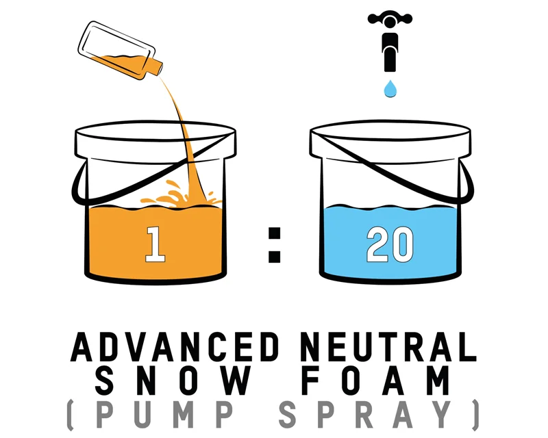 ValetPRO Advanced Neutral Snow Foam 1L | Ceramic & Wax Safe