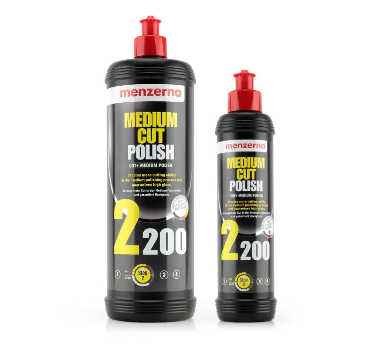 Menzerna Medium Cut Polish 2200 | For Intermediate to Harder Paints