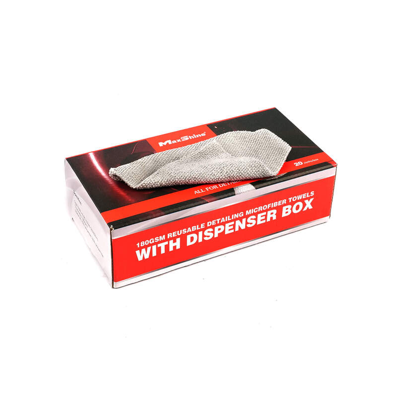 Maxshine Reusable Detailing Microfibre Towels with Dispenser Box