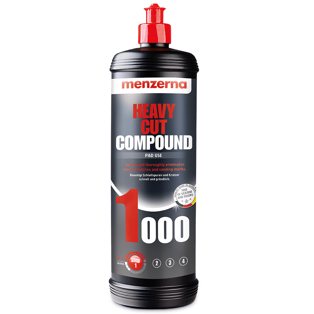 Menzerna Heavy Cut Compound 1000 (250ml & 1L) | Shop At Just Car Care