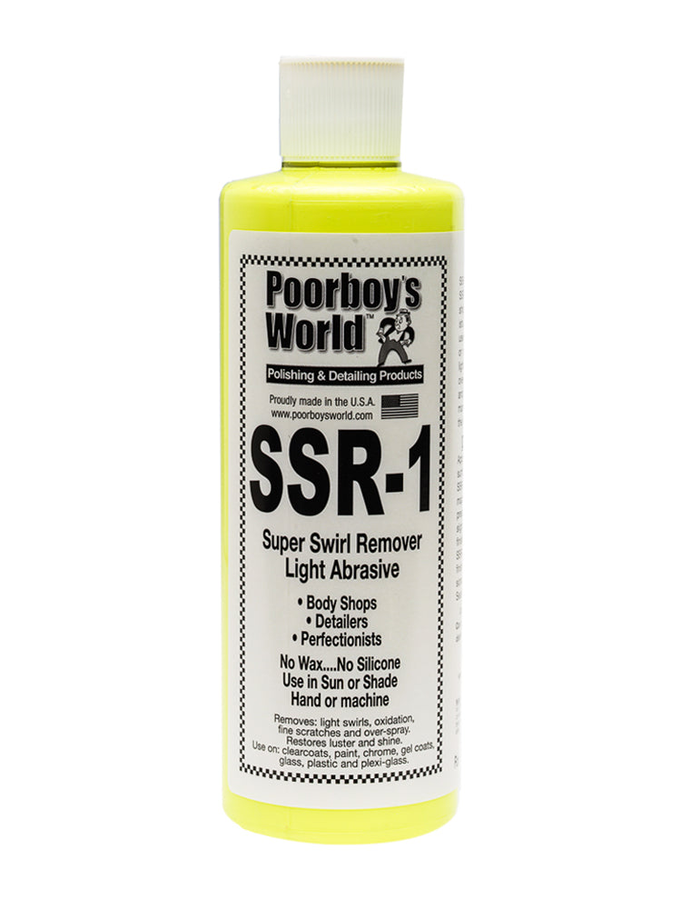 Poorboys World Super Swirl Remover SSR1, 473ml Just Car Care
