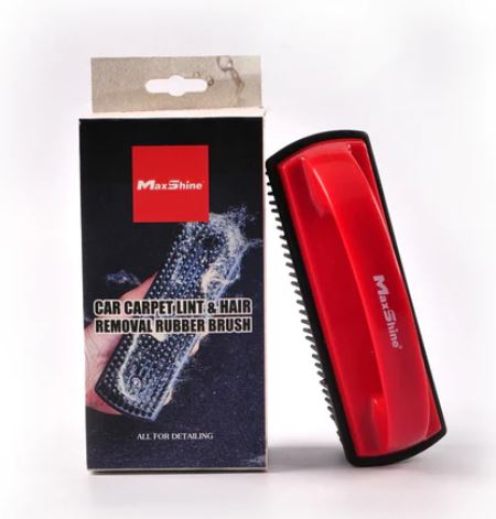 Maxshine Carpet Lint and Hair Removal Brush | Rubber Pet Hair Brush