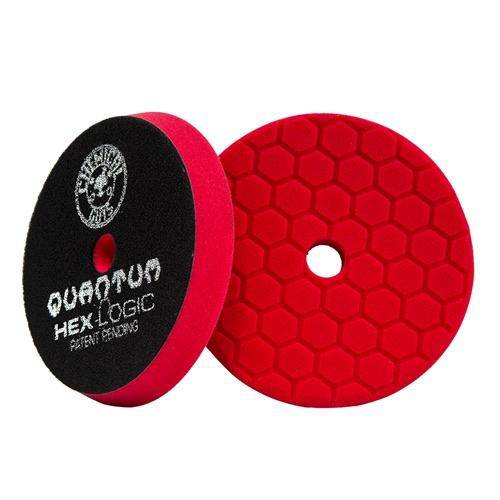 Chemical Guys Red Quantum HEX-LOGIC Pad (Finishing) 5.5 Inch - Just Car Care