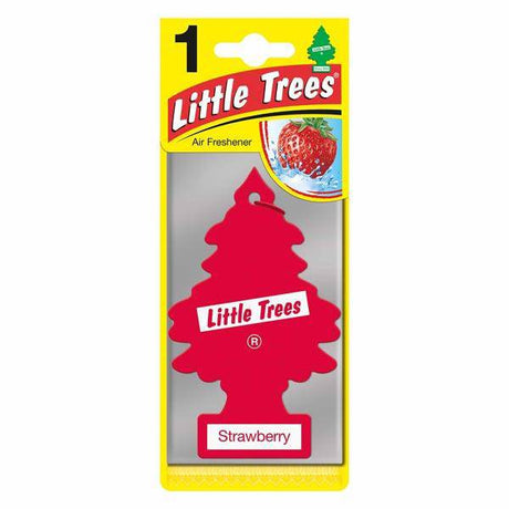 Little Trees Strawberry Scent Air Freshener - Just Car Care 