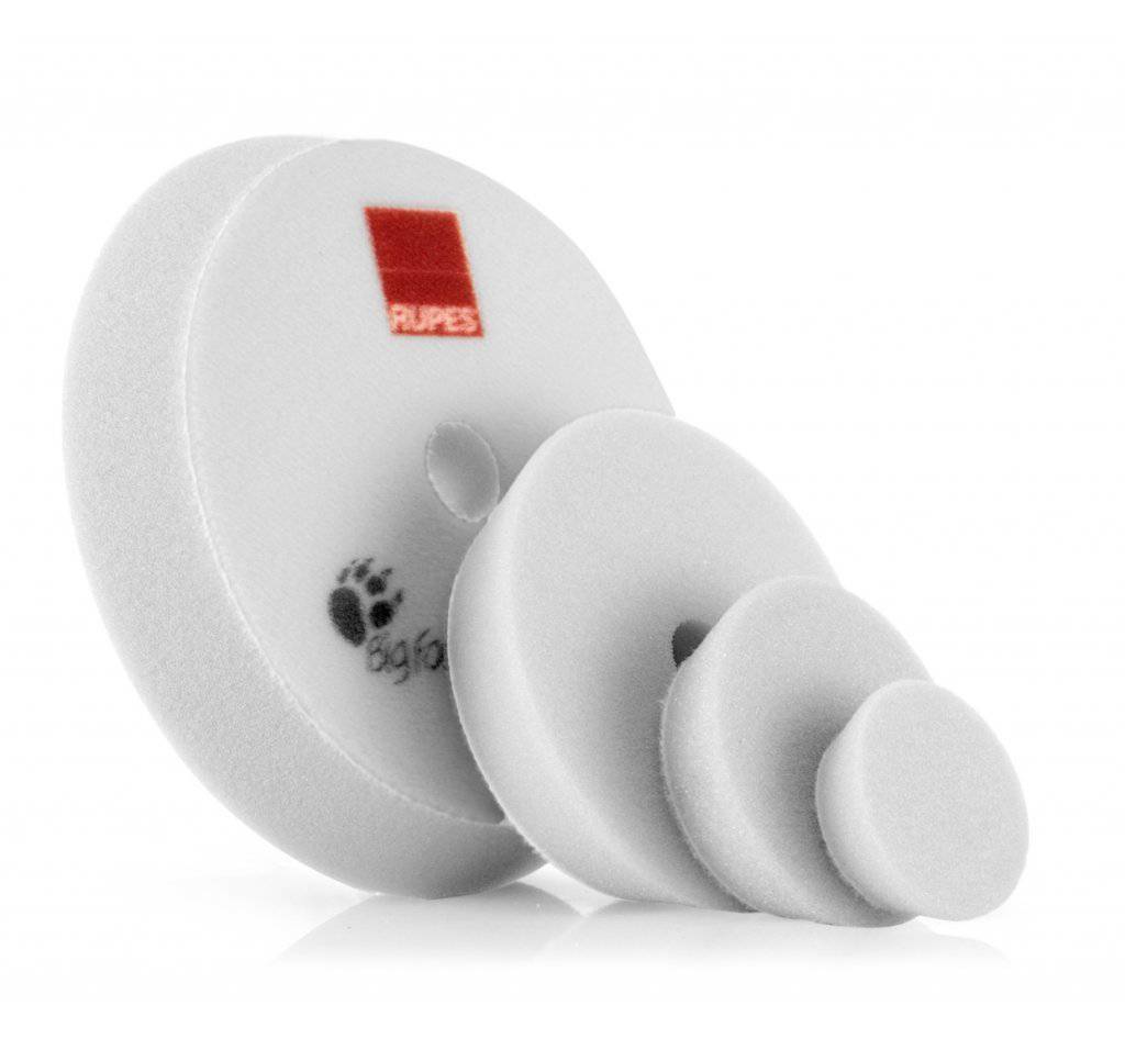 Rupes DA Ultra Fine Pad White | Ultra Soft Fine Finishing Pad