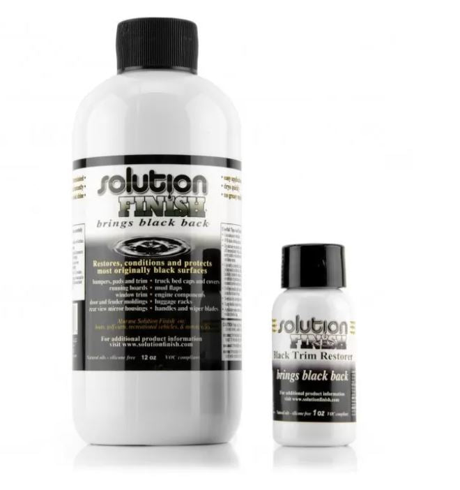 Solution Finish - Black Trim Restorer | Permeant Back to Black