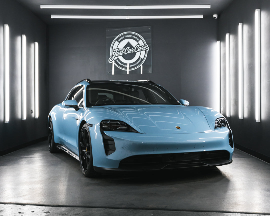 Porsche Taycan GTS Sport Turismo | Front End Extended Paint Protection Film (PPF)