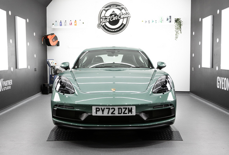 Porsche Cayman 4 GTS PPF North East | Front End Extended PPF Track Pack