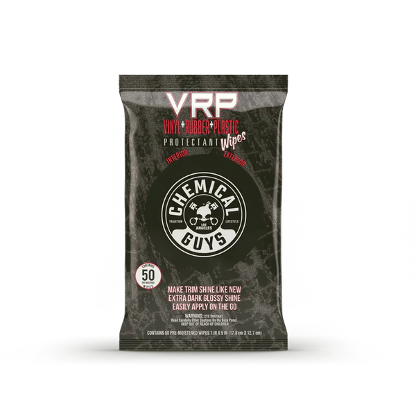 Chemical Guys VRP Vinyl Rubber Plastic Wipes (50 pack)