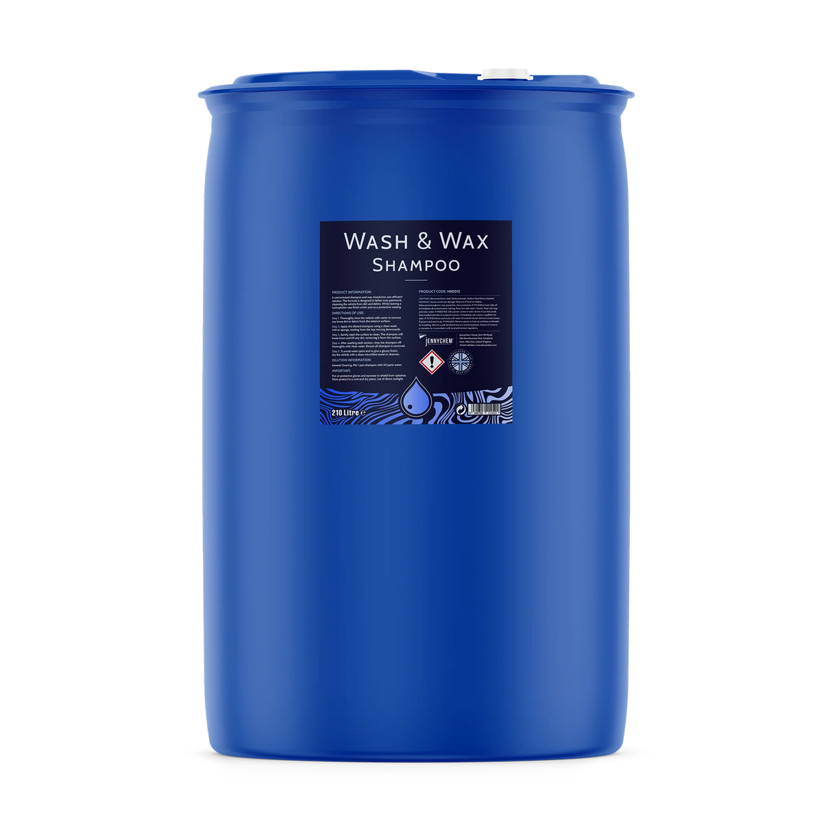 Jennychem Wash & Wax Shampoo | Just Waxed Look 210L