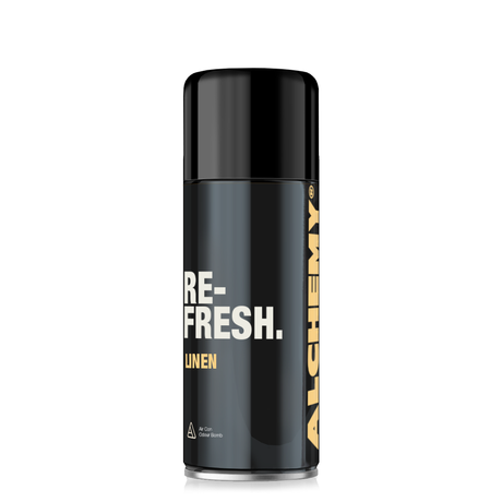 Alchemy Re-Fresh Odour Bomb 150ml | Fresh Linen Scent 