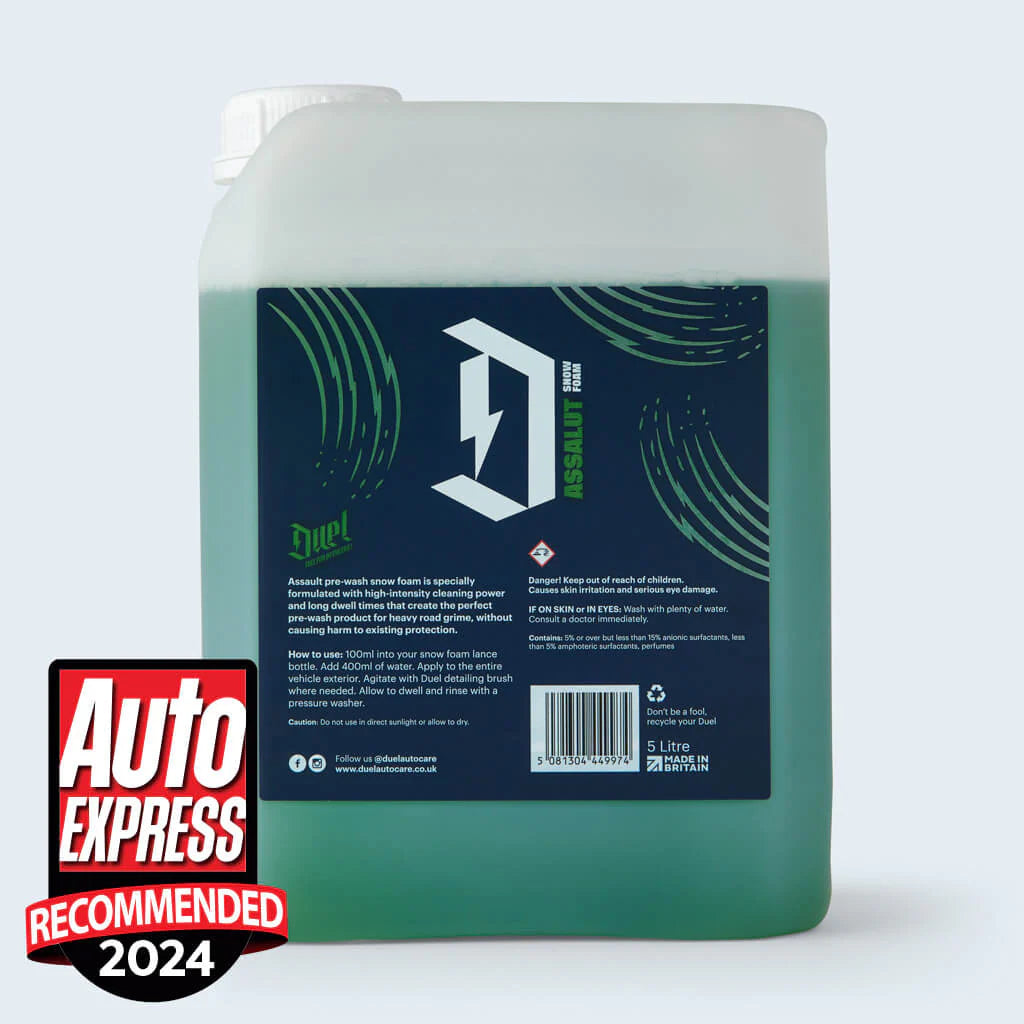 Duel Assault Snow Foam | Heavy Duty Pre Wash Snow Foam 5L