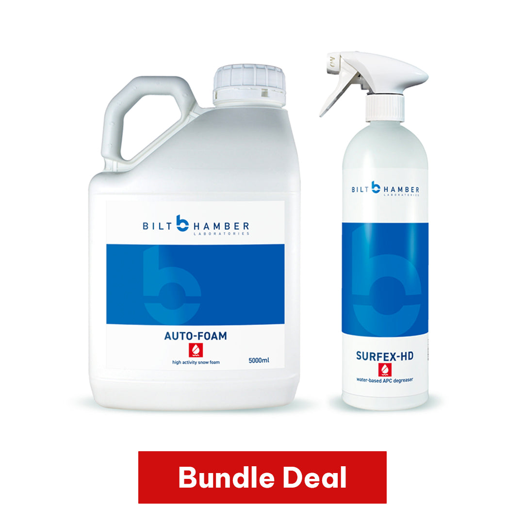 Auto Foam 5L & Surfex HD 1L Bundle | Snow Foam & Pre Wash