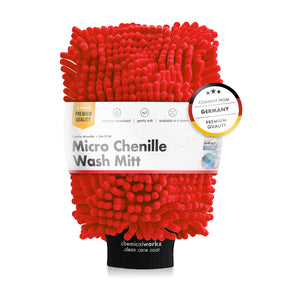 Chemicalworkz Chenille Wash Mitt - Red