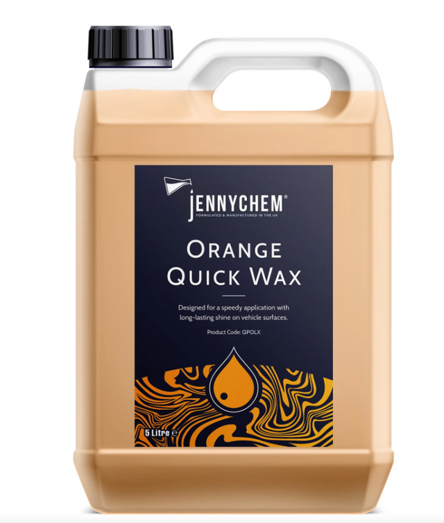 Jennychem Orange Quick Wax 5L | Spray On Car Wax