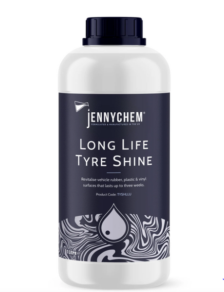 Jennychem Long Life Tyre Shine & Trim Dressing 1L | All Purpose Dressing