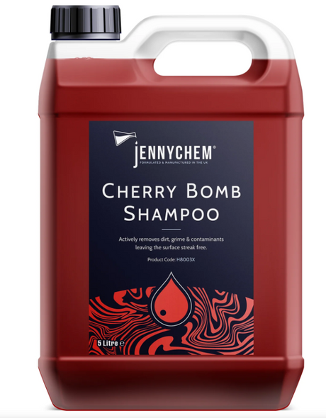 Jennychem Cherry Bomb Car Shampoo 5L | Powerful Car Wash Shampoo