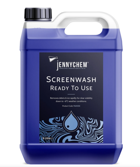Jennychem Ready To Use Screenwash 5L | Fill Up & Use Instantly