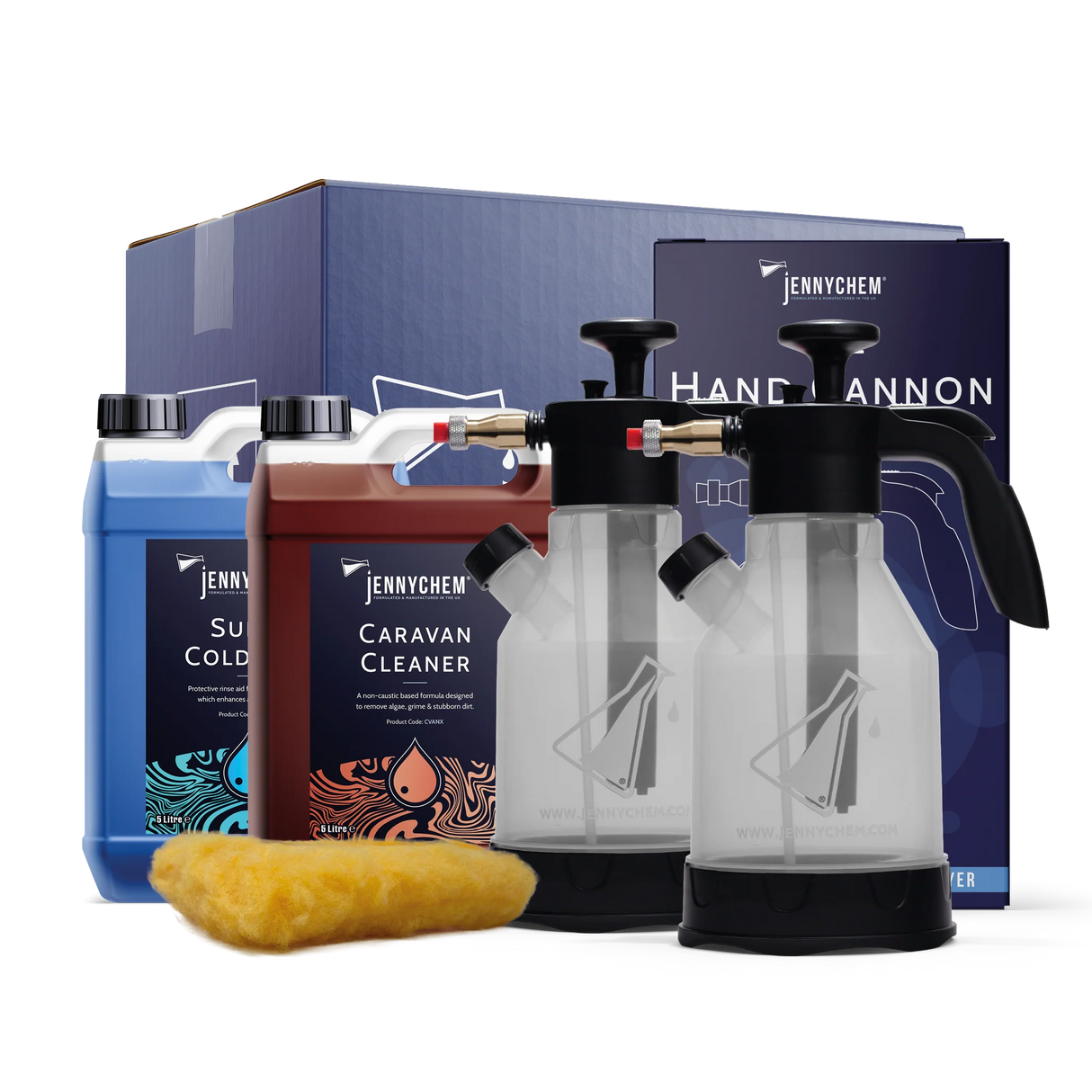 Jennychem Caravan Cleaning Kit (Hand Cannon X2)