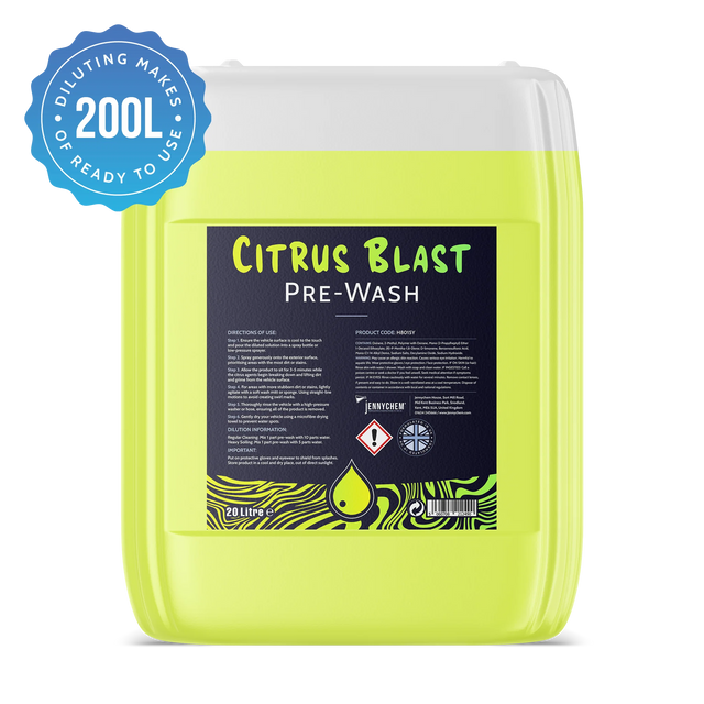 Jennychem Citrus Blast Pre Wash  | Citrus Degreaser Pre Wash 20L