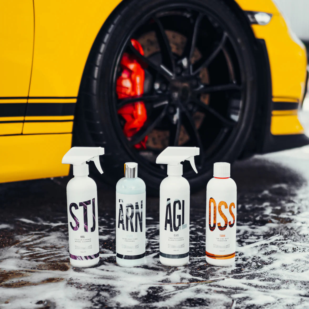 Stjarnagloss Core Four Detailing Kit 500ml | Detailing Starter Pack
