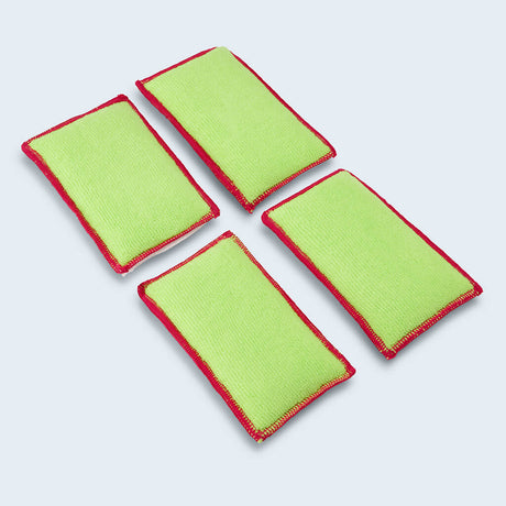 Duel Interior Scrubbing Pad | Car Interior Cleaning Tool 4 Pack