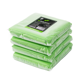 Fibregloss Green Dailydriver Multi-Purpose Microfibre Towels | 12 Pack All Purpose Microfibre Cloths 430GSM