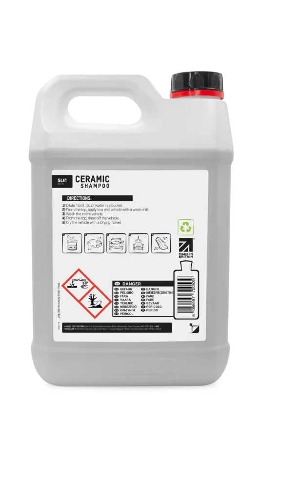 ValetPRO Ceramic Shampoo | Si02 Ceramic Car Wash Shampoo

